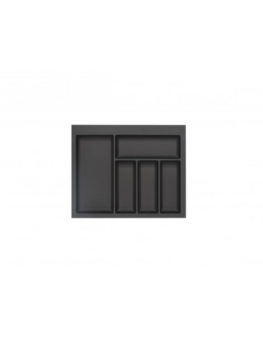 600mm Kitchen Cutlery Tray Black Legrabox Drawer Insert 522x473mm TIDY