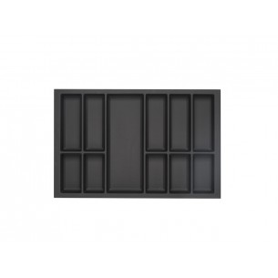 800mm Kitchen Cutlery Tray Black Legrabox Drawer Insert 722x473mm TIDY