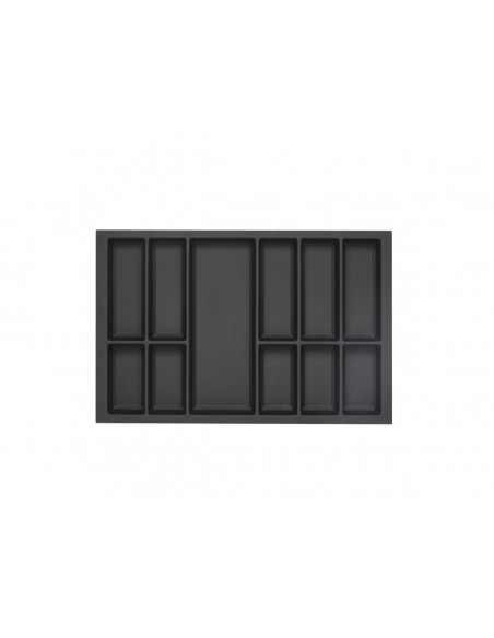 800mm Kitchen Cutlery Tray Black Legrabox Drawer Insert 722x473mm TIDY