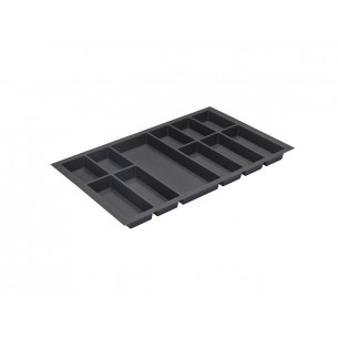 800mm Kitchen Cutlery Tray Black Legrabox Drawer Insert 722x473mm TIDY 2