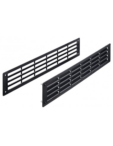 Ventilation Trim Brushed Black 500x100mm 207cm2 Obscure 30mm Door 95910203