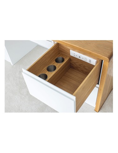 Docking Drawer Trio Outlet Plug White UK Socket USB Chargers A+C X2 3050-1150W