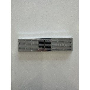 Ventilation Grille Chrome 170 x 42mm Recess Mounting Plinths  / Units 57154220 2