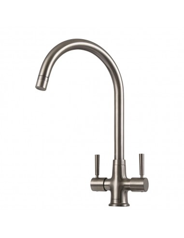 Clearwater Davina Kitchen Tap Brushed Nickel Twist & Spray Monobloc DA20BN