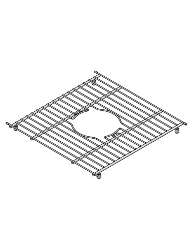 Shaws Grid4 Kitchen Sink Accessory Ribchester Shaker Double FT0400010