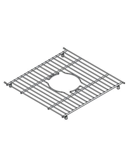 Shaws Grid4 Kitchen Sink Accessory Ribchester Shaker Double FT0400010
