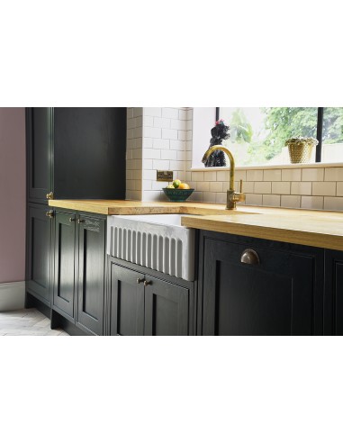 Shaws Bowland 600mm Butler Apron Front Fluted Kitchen Sink Ceramic SO600010