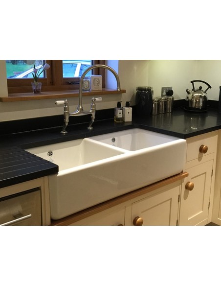 Shaws Classic Double 1000 Apron Front Belfast Kitchen Sink SCLD101
