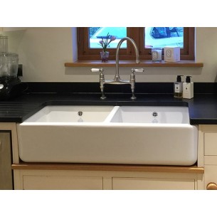 Shaws Classic Double 1000 Apron Front Belfast Kitchen Sink SCLD101