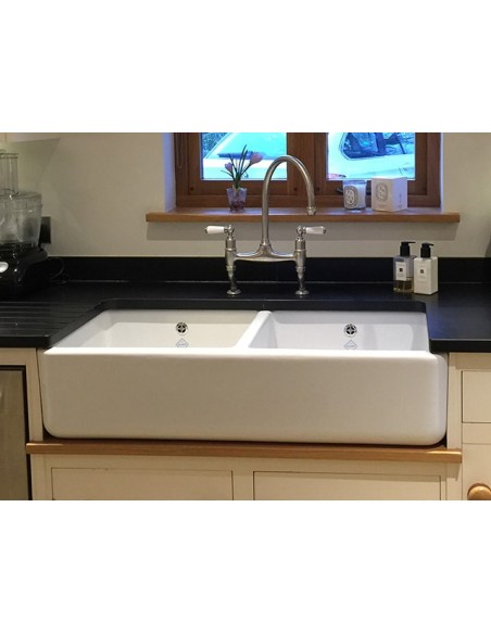 Shaws Classic Double 1000 Apron Front Belfast Kitchen Sink SCLD101
