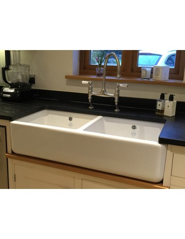 Shaws Classic Double 1000 Apron Front Belfast Kitchen Sink SCLD101