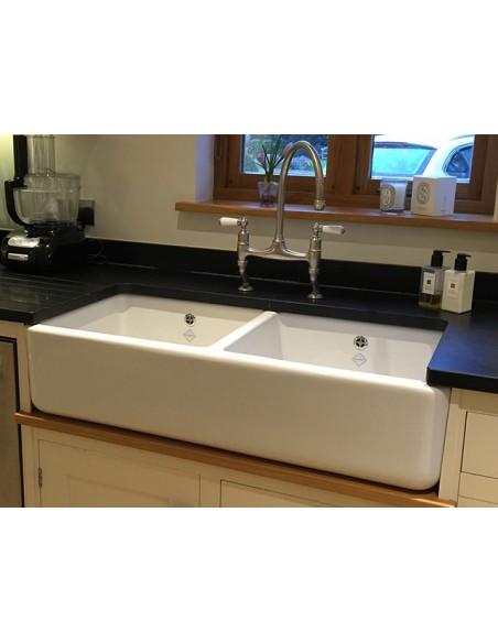 Shaws Classic Double 1000 Apron Front Belfast Kitchen Sink SCLD101