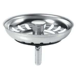 90mm Plug Basket Strainer Waste Outlet Chrome