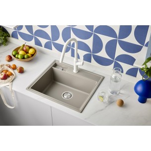 Clearwater Kameo-X Smart Fossil Kitchen Sink 1.0 Granite Quarex KAMS125FL