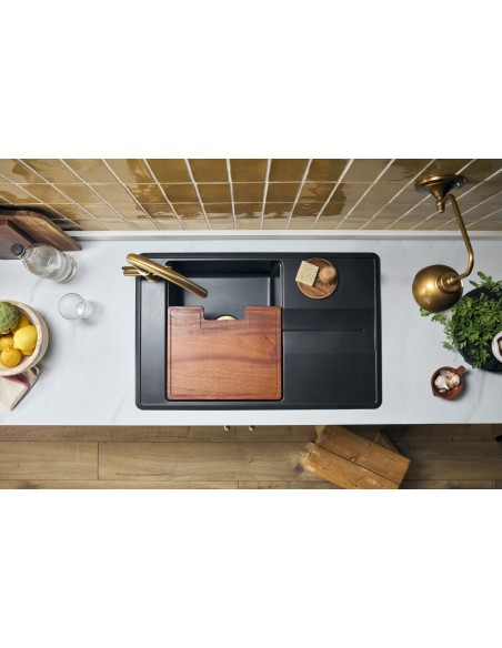 Clearwater Arina Smart Blizzard Kitchen Sink 1.0 Large Granite Quarex ARID01