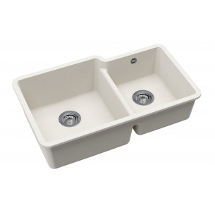 Clearwater Nova Blizzard 1.75 Kitchen Sink Granite Quarex Inset Under N175 LH 2