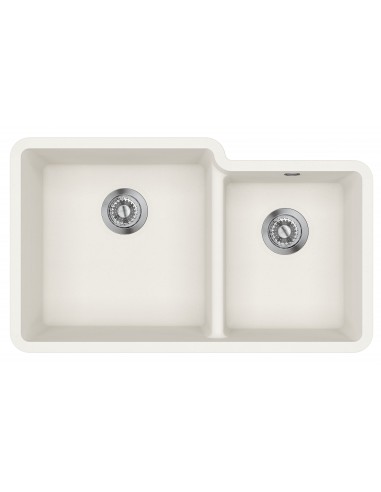 Clearwater Nova Blizzard 1.75 Kitchen Sink Granite Quarex Inset Under N175 LH