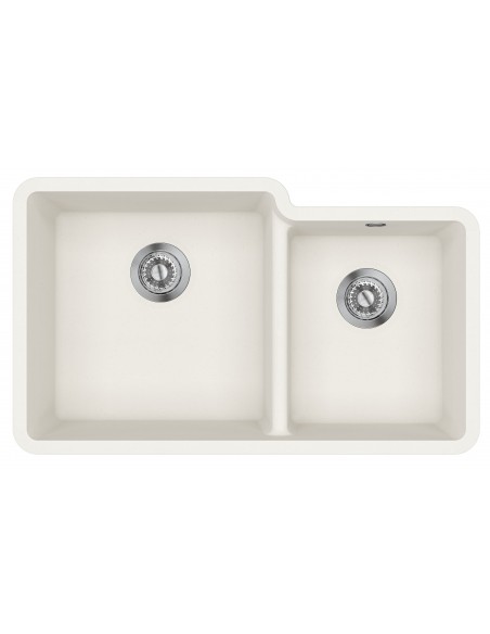 Clearwater Nova Blizzard 1.75 Kitchen Sink Granite Quarex Inset Under N175 LH