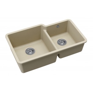 Clearwater Nova Nude 1.75 Kitchen Sink Granite Quarex Inset Under NOVN175 Nude LH 2