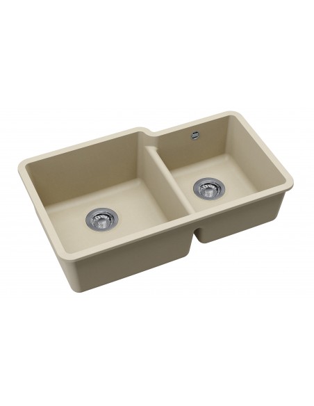Clearwater Nova Nude 1.75 Kitchen Sink Granite Quarex Inset Under NOVN175 Nude LH