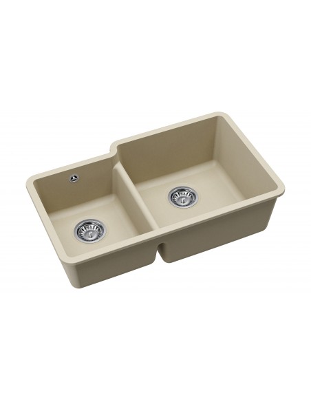 Clearwater Nova Nude 1.75 Kitchen Sink Granite Quarex Inset Under NOVN175 Nude RH