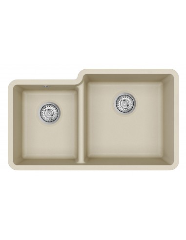 Clearwater Nova Nude 1.75 Kitchen Sink Granite Quarex Inset Under NOVN175 Nude RH