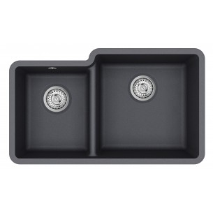 Clearwater Nova Slate 1.75 Kitchen Sink Granite Quarex Inset Under NOVN175 RH 2