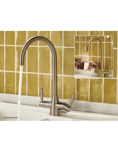 Clearwater Madra 4-1 Hot Boiling Kitchen Tap Cold Filter Water Brushed MAD4BN
