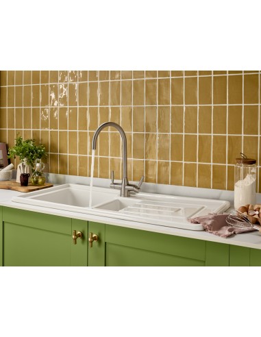 Clearwater Madra 4-1 Hot Boiling Kitchen Tap Cold Filter Water Brushed MAD4BN