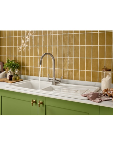 Clearwater Madra 4-1 Hot Boiling Kitchen Tap Cold Filter Water Brushed MAD4BN
