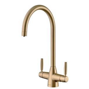Clearwater Madra 4-1 Hot Boiling Kitchen Tap Cold Filter Brushed Brass MAD4BB