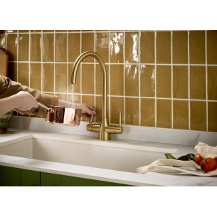 Clearwater Madra 4-1 Hot Boiling Kitchen Tap Cold Filter Brushed Brass MAD4BB 2