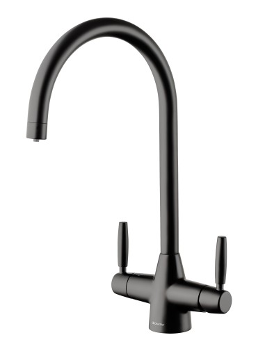 Clearwater Madra 4-1 Hot Boiling Kitchen Tap Cold Filter Brushed Black MAD4BL