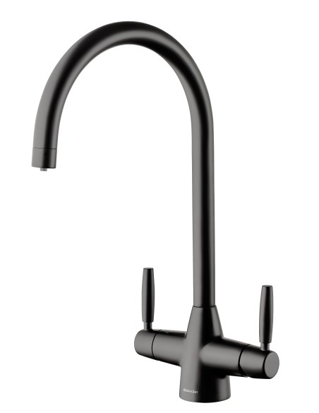 Clearwater Madra 4-1 Hot Boiling Kitchen Tap Cold Filter Brushed Black MAD4BL