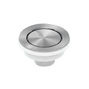 Clearwater 90mm Waste Plug Cover Basket Strainer Brushed Steel W90SC 2