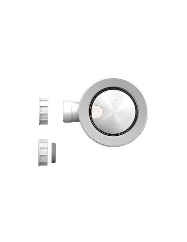 Clearwater 90mm Waste Plug Cover Basket Strainer Brushed Steel W90SC