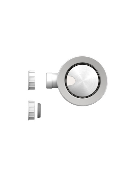 Clearwater 90mm Waste Plug Cover Basket Strainer Brushed Steel W90SC