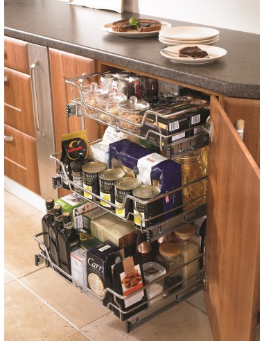 600mm Pull-Out Internal Drawer Innostor Individual Or X3 Set Chrome WWFC4600