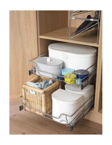 600mm Pull-Out Internal Drawer Innostor Individual Or X3 Set Chrome WWFC4600
