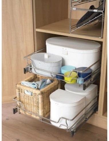 800mm Pull-Out Internal Drawer Innostor Individual Or X3 Set Chrome WWFC4800