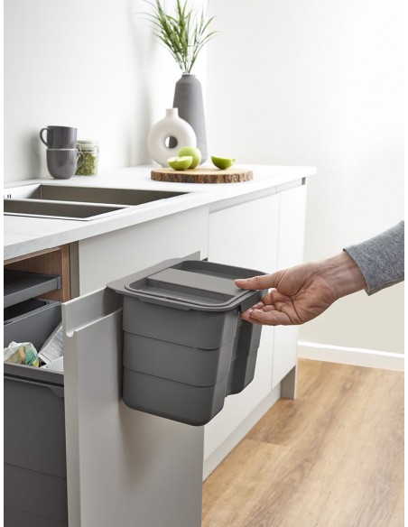 500mm Blum Tip-On ECO-Base Waste Bin Ninka 88.2L Legrabox Drawer ECO88GTIP5