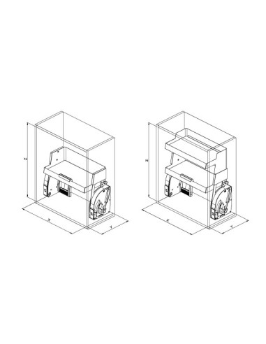 Sige Yo-Yo Pull-Down Kitchen Wall 2-Tier Shelf 600mm Soft-Closing 50459282 810PRO