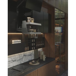Sige Yo-Yo Pull Down Kitchen Wall 2-Tier Shelf 600mm Soft-Closing 50459282 810PRO 2