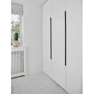 Edge Straight Trim Door Handles Brushed Matt Black