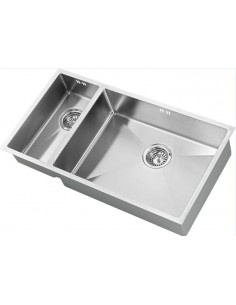 Zenduo15 Kitchen Sink 200/550 1.5 Bowl 1.2mm Stainless steel 1810 ZD/2055/U15/S/BBR/151