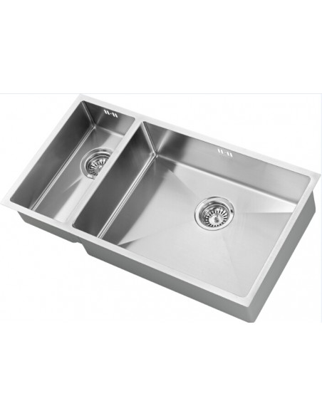 Zenduo15 Kitchen Sink 200/550 1.5 Bowl 1.2mm Stainless steel 1810 ZD/2055/U15/S/BBR/151