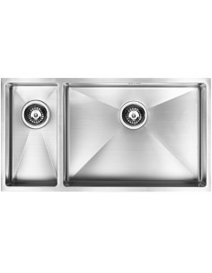 Zenduo15 Kitchen Sink 200/550 1.5 Bowl 1.2mm Stainless steel 1810 ZD/2055/U15/S/BBR/151 2