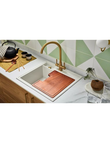 Clearwater Kameo-X Smart Blizzard Kitchen Sink 1.0 Granite Quarex  KAMS125BL