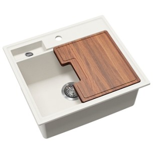Clearwater Kameo-X Smart Blizzard Kitchen Sink 1.0 Granite Quarex  KAMS125BL 2