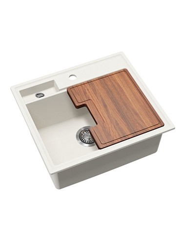 Clearwater Kameo-X Smart Blizzard Kitchen Sink 1.0 Granite Quarex  KAMS125BL